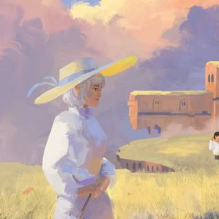 Howl's Moving Castle phone wallpaper