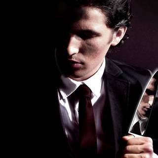 Patrick Bateman computer wallpaper