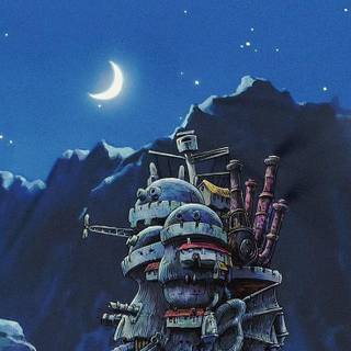 Howl's Moving Castle phone wallpaper