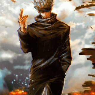 Gojo Satoru phone wallpaper