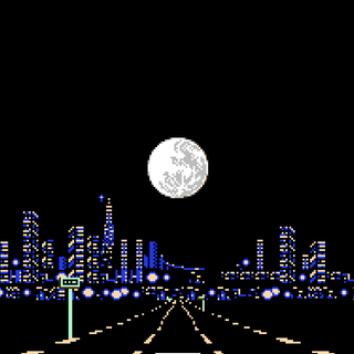 Pixel art iPhone wallpaper