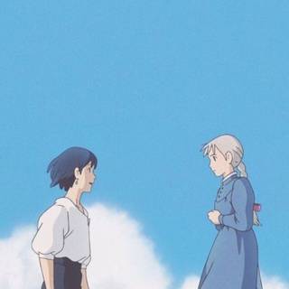 Howl's Moving Castle phone wallpaper