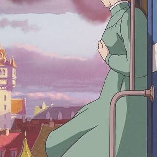 Howl's Moving Castle phone wallpaper