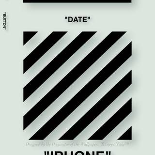 Off White iPhone 12 wallpaper