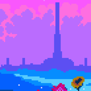 Pixel art iPhone wallpaper