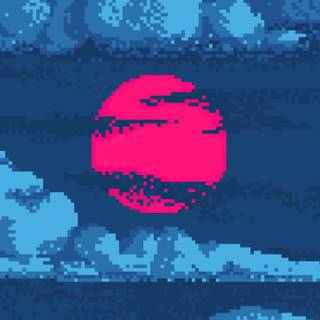 Pixel art iPhone wallpaper