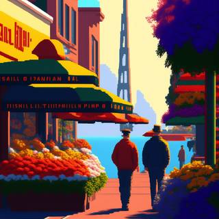 Pixel art iPhone wallpaper