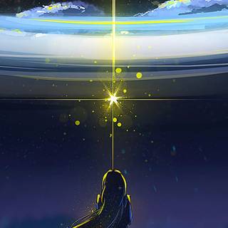 Anime night iPhone wallpaper