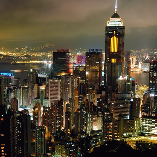 Night city iPhone wallpaper
