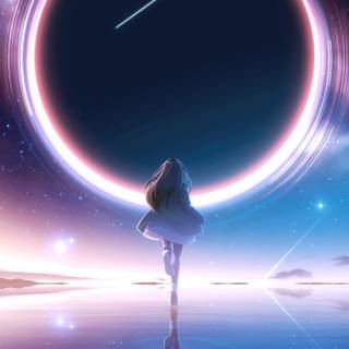 Anime night iPhone wallpaper