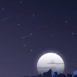 Anime night iPhone wallpaper