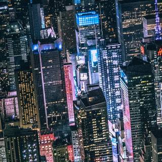 Night city iPhone wallpaper