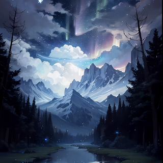 Anime night iPhone wallpaper