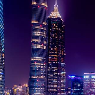 Night city iPhone wallpaper