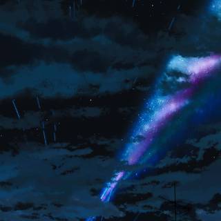 Anime night iPhone wallpaper