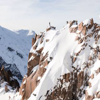 Winter climbing wallpaper