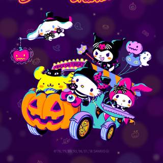 Cute Sanrio Halloween wallpaper