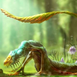 Mythical plants wallpaper