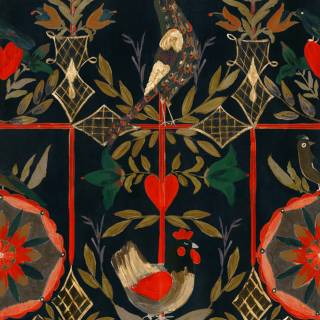 Bird abstract art wallpaper