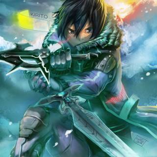 Kirito iPhone wallpaper