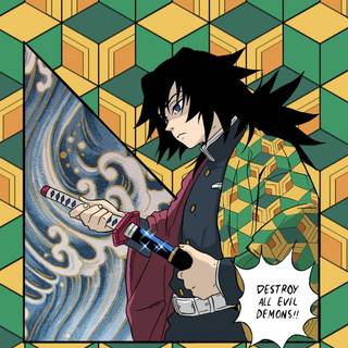 Giyu phone wallpaper