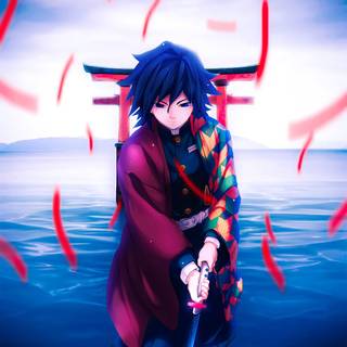 Giyu phone wallpaper