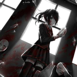 Anime Yandere PC wallpaper