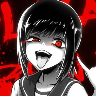 Anime Yandere PC wallpaper