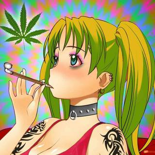 Marihuana anime wallpaper
