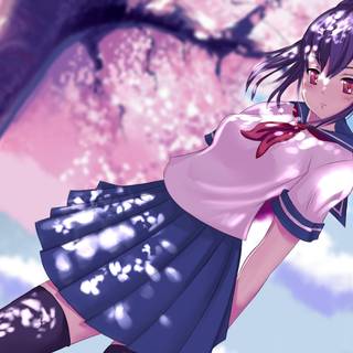 Anime Yandere PC wallpaper