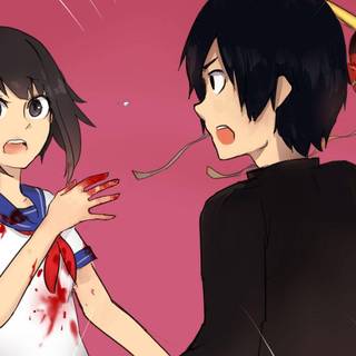 Anime Yandere PC wallpaper