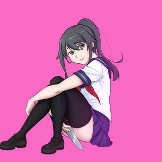 Anime Yandere PC wallpaper