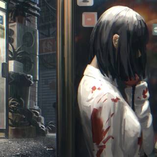 Anime Yandere PC wallpaper