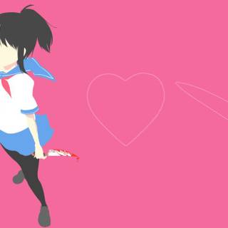 Anime Yandere PC wallpaper