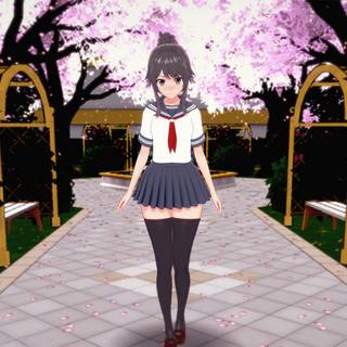 Anime Yandere PC wallpaper