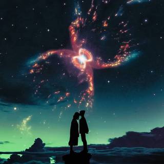 Twin flames wallpaper