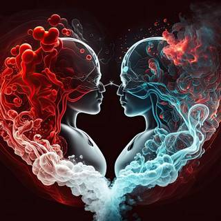 Twin flames wallpaper