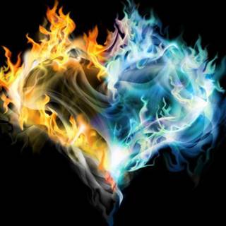 Twin flames wallpaper