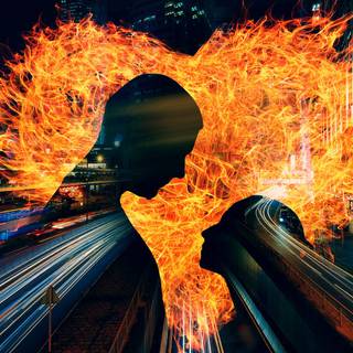 Twin flames wallpaper