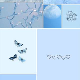Light blue phone wallpaper