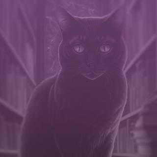 Black cat phone wallpaper