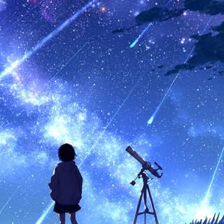 Anime night phone wallpaper