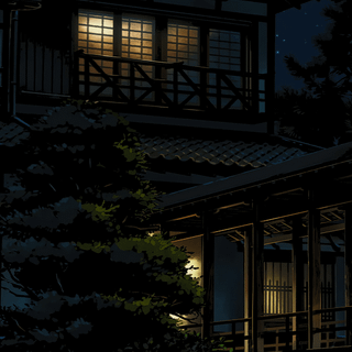 Anime night phone wallpaper