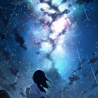 Anime night phone wallpaper