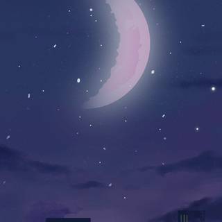 Anime night phone wallpaper