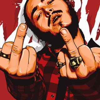 Post Malone phone wallpaper