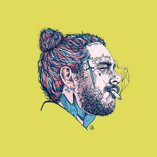 Post Malone phone wallpaper