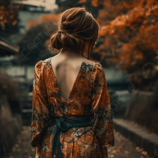 Autumn dress wallpaper