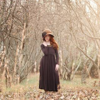 Autumn dress wallpaper