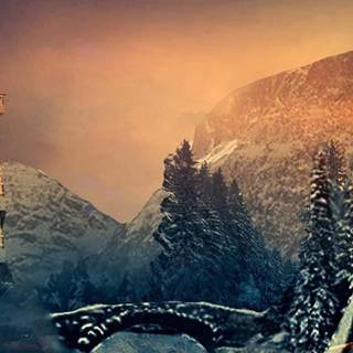 iPhone X 4k winter wallpaper